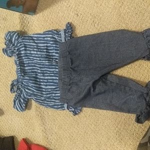 Calvin Klein top with matching bottoms